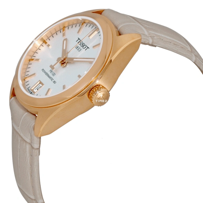 Tissot,PR 100 33mm,33mm,Stainless Steel,Silver,Automatic,Day,80hours,T101,T101.207.36.031.00