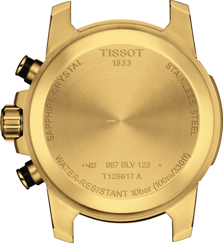 Tissot,Supersport 45.50mm,45.50mm,Stainless Steel,Black,Quartz,Chronograph,Day,T125,T125.617.33.051.01