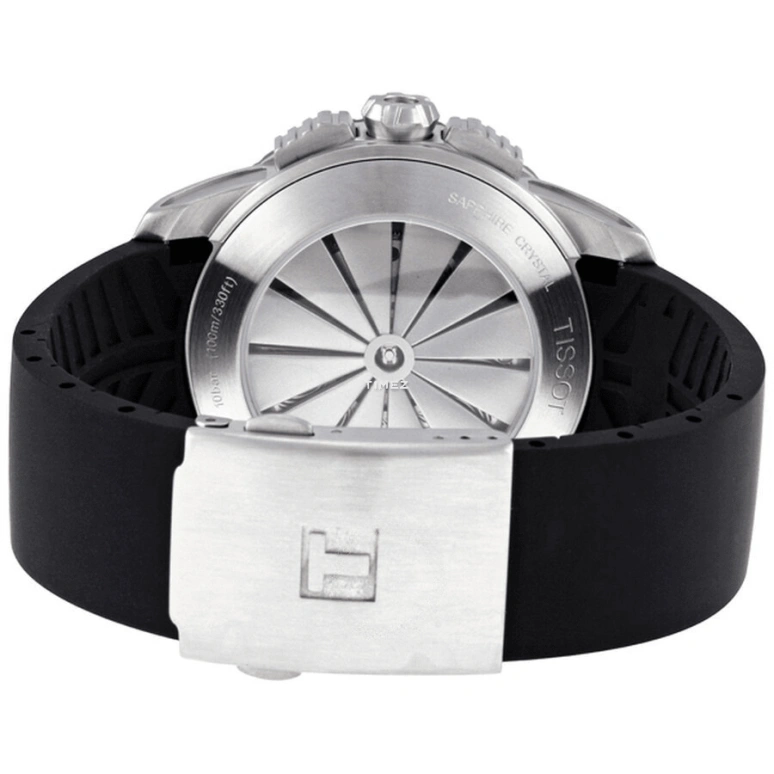 Tissot,T-Sport 44mm,44mm,Stainless Steel,Black,Automatic,Chronograph,Day,T062,T062.427.17.057.00
