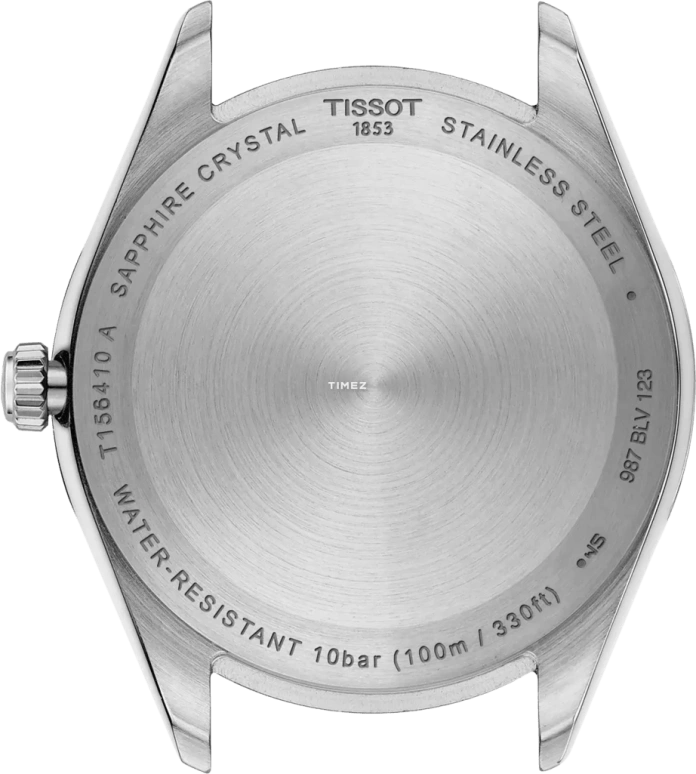 Tissot,Ballade 40mm,40mm,Stainless Steel,Blue,Quartz,Day,Sapphire,Crystal Glass,T156,T156.410.22.041.00