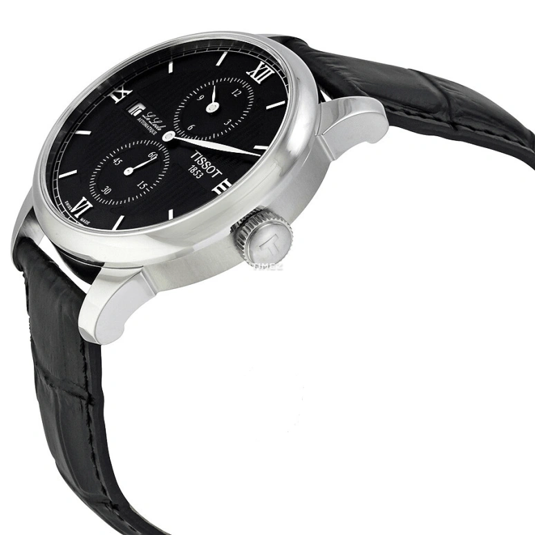 Tissot,Le Locle 39.30mm,39.30mm,Stainless Steel,Black,Automatic,Day,42hours,T006,T006.428.16.058.02