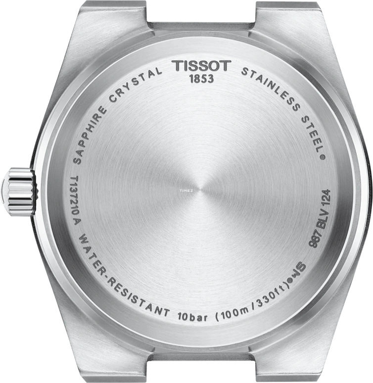 Tissot,PRX 34.60x35mm,34.60x35mm,Stainless Steel,Red,Quartz,Day,Sapphire,Crystal Glass,T137,T137.210.11.421.00