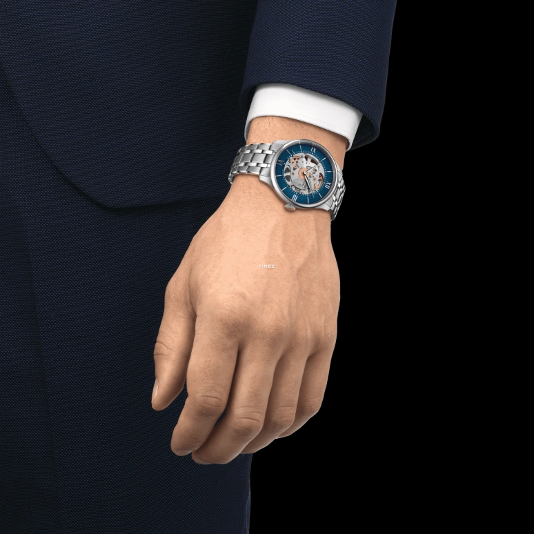 Tissot,Chemin Des Tourelles 39mm,39mm,Stainless Steel,Blue,Automatic,80hours,Round,T139,T139.836.11.048.00