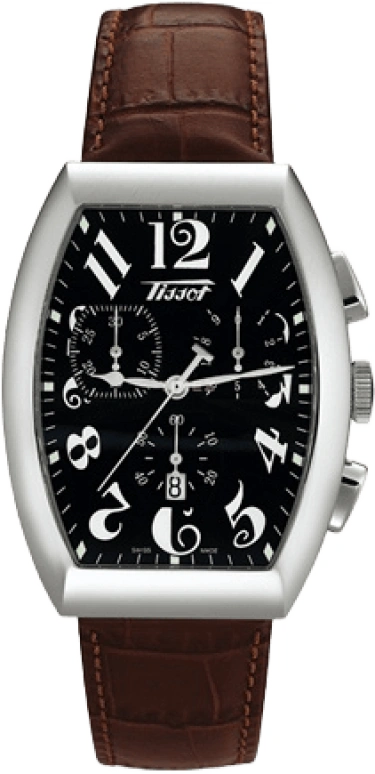 Tissot,Heritage 32.40mm,32.40mm,Stainless Steel,Black,Quartz,Chronograph,Day,T66,T66.1.617.52