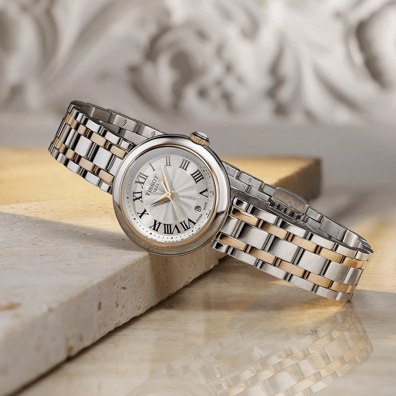 Tissot,Bellissima 26mm,26mm,Stainless Steel,White,Quartz,Day,26280hours,T1260102201301