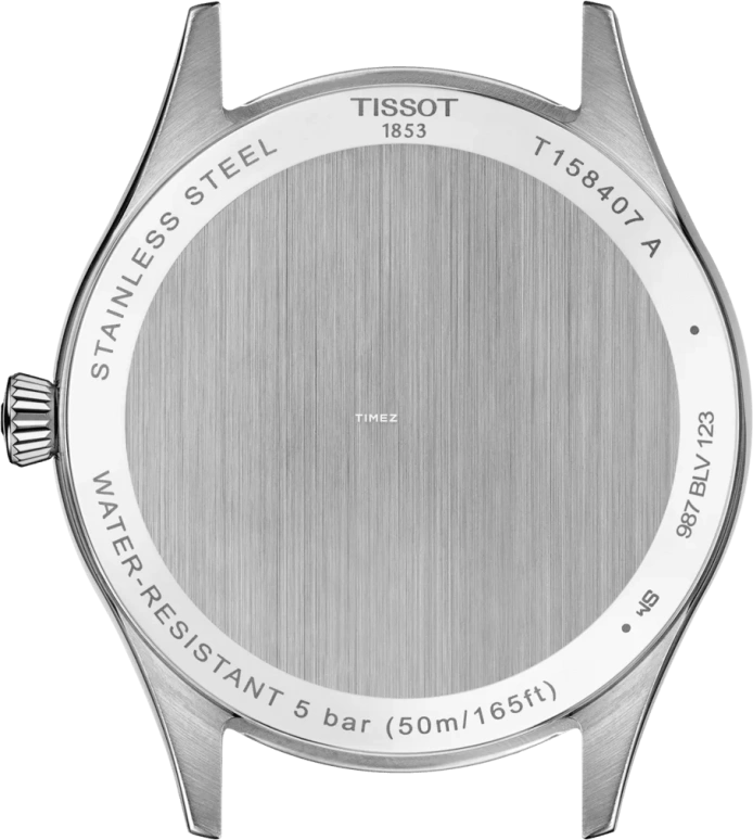 Tissot,Dream 40mm,40mm,Stainless Steel,Blue,Automatic,Day,Sapphire,Crystal Glass,T158,T158.407.16.041.00