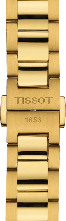 Tissot,PR 100 34mm,34mm,Stainless Steel,Gold,Quartz,Day,Sapphire,Crystal Glass,T150,T150.210.33.021.00