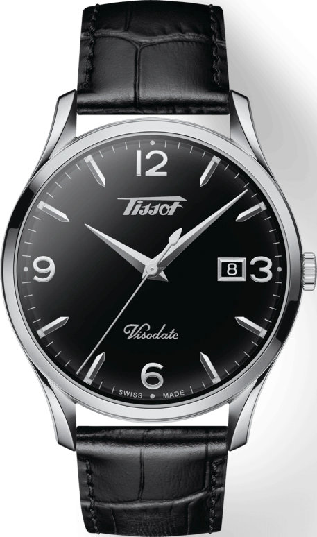 Tissot,Heritage 40mm,40mm,Stainless Steel,Black,Quartz,Chronograph,Date,T118,T118.410.16.057.00