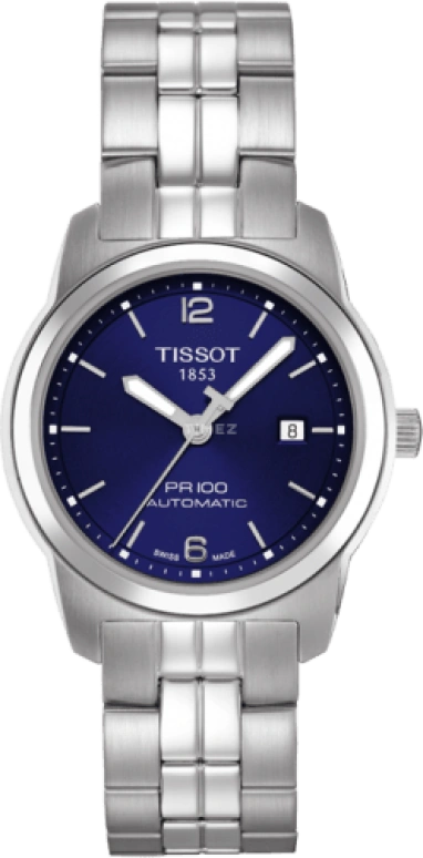 Tissot,PR 100 27mm,27mm,Stainless Steel,Blue,Automatic,Day,38hours,T049,T049.307.11.047.00