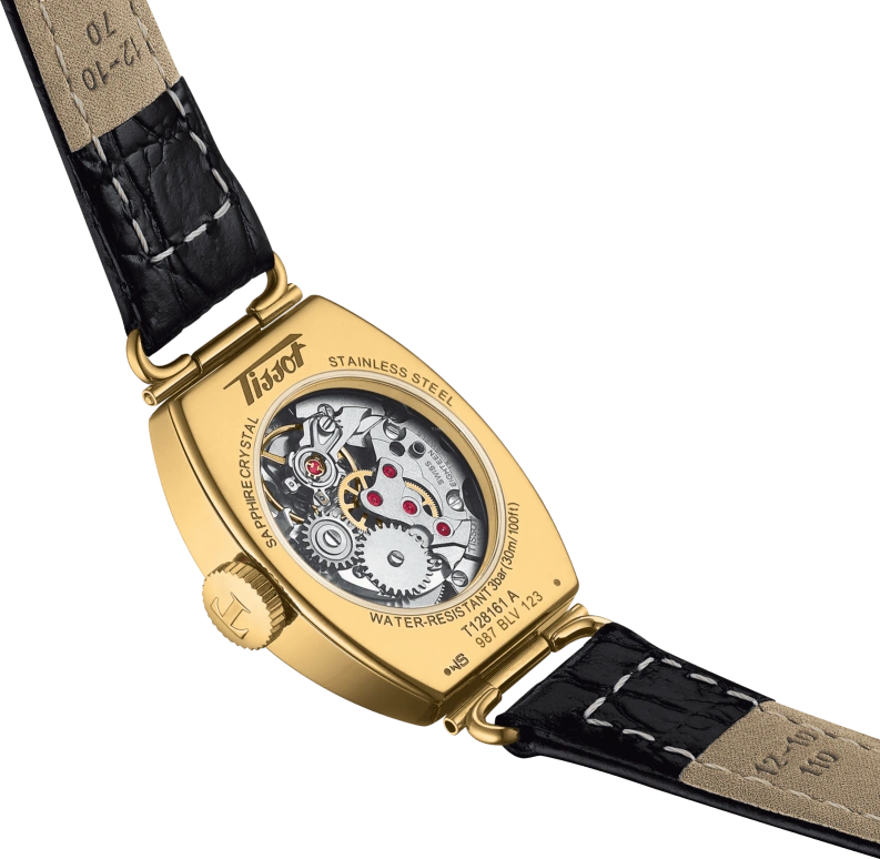 Tissot,Heritage 30.10mm,30.10mm,Stainless Steel,Champagne,Handwound,48hours,Sapphire,T128,T128.161.36.262.00