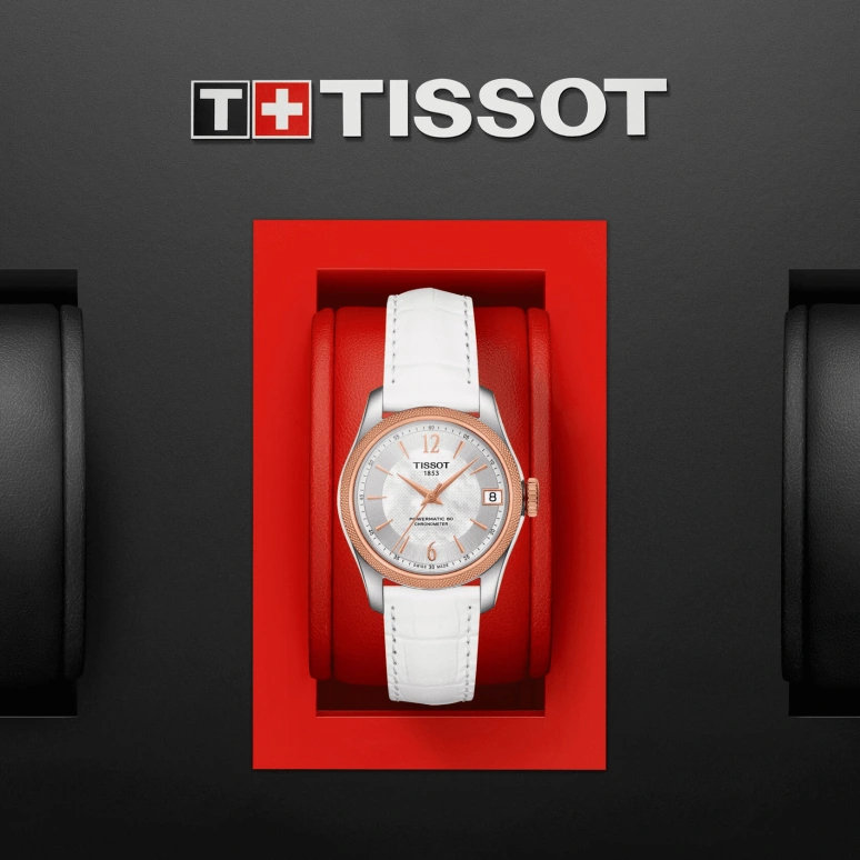Tissot,Ballade 32mm,32mm,Stainless Steel,White,Automatic,Date,80hours,T108,T108.208.26.117.00