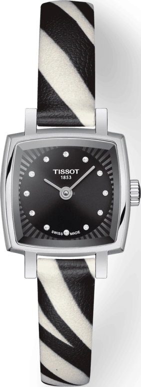 Tissot,Lovely 20mm,20mm,Stainless Steel,Black,Sapphire,Crystal Glass,T058,T058.109.17.056.00