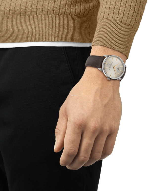 Tissot,Chemin Des Tourelles 42mm,42mm,Stainless Steel,White,Automatic,Day,In-house Caliber,T139,T139.407.16.261.00