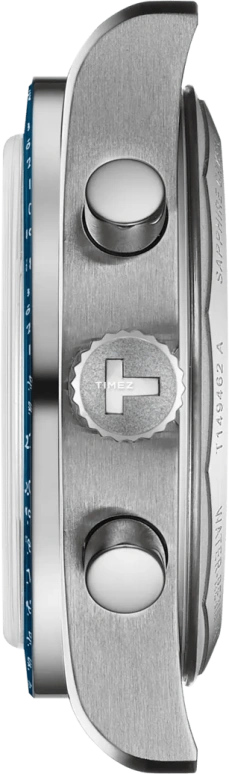 Tissot,PR 516 41mm,41mm,Stainless Steel,White,Automatic,Chronograph,Day,T149,T149.462.11.011.00