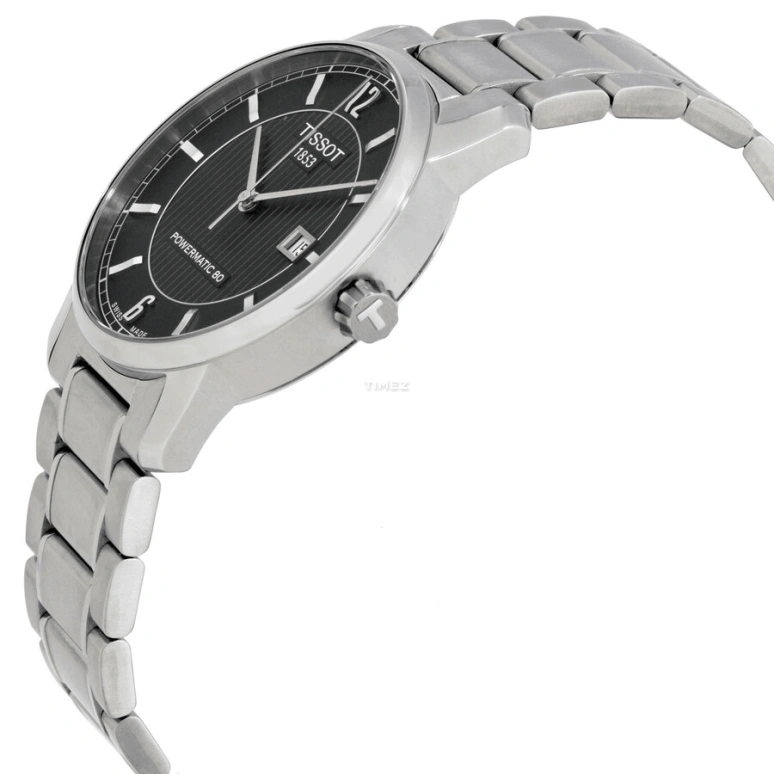 Tissot,T-Classic 40mm,40mm,Titanium,Black,Automatic,Day,Sapphire,Crystal Glass,T087,T087.407.44.057.00