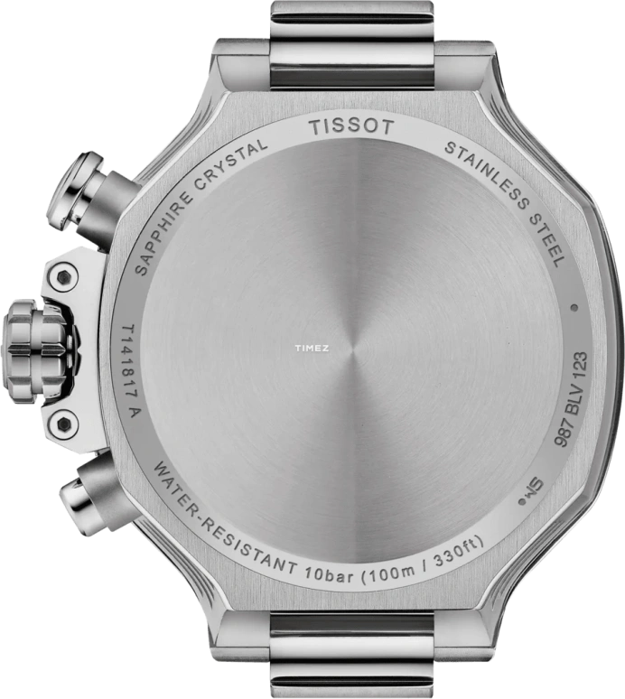 Tissot,T-Race 38mm,38mm,Stainless Steel,White,Quartz,Chronograph,Day,T141,T141.817.97.111.00