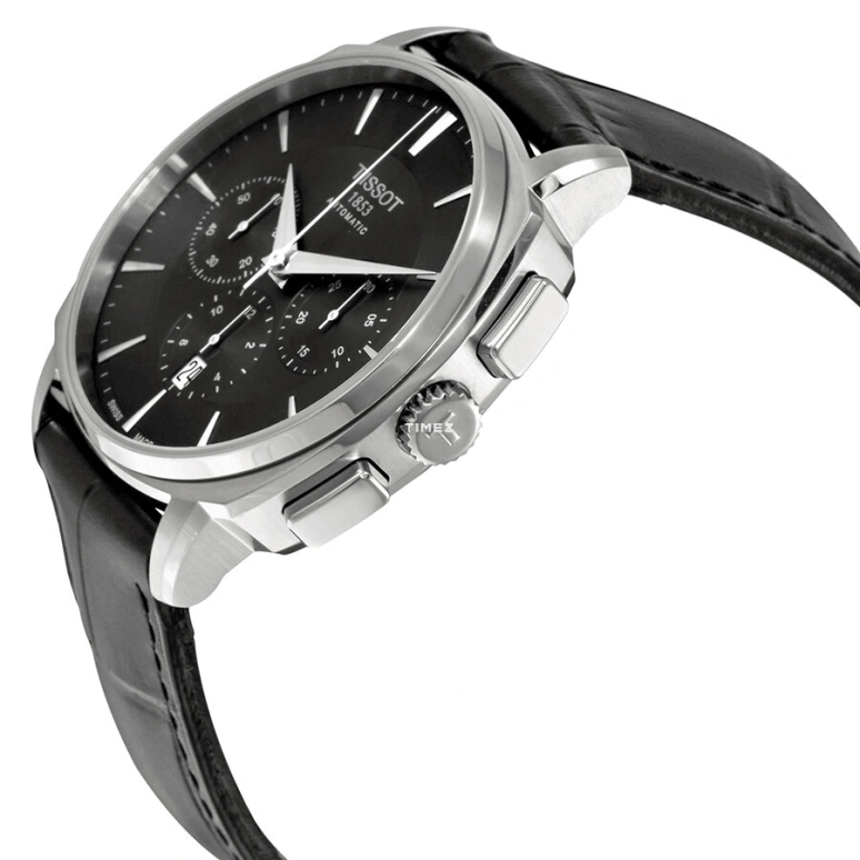 Tissot,T-Lord 42mm,42mm,Stainless Steel,Black,Automatic,Chronograph,Day,T059,T059.527.16.051.00