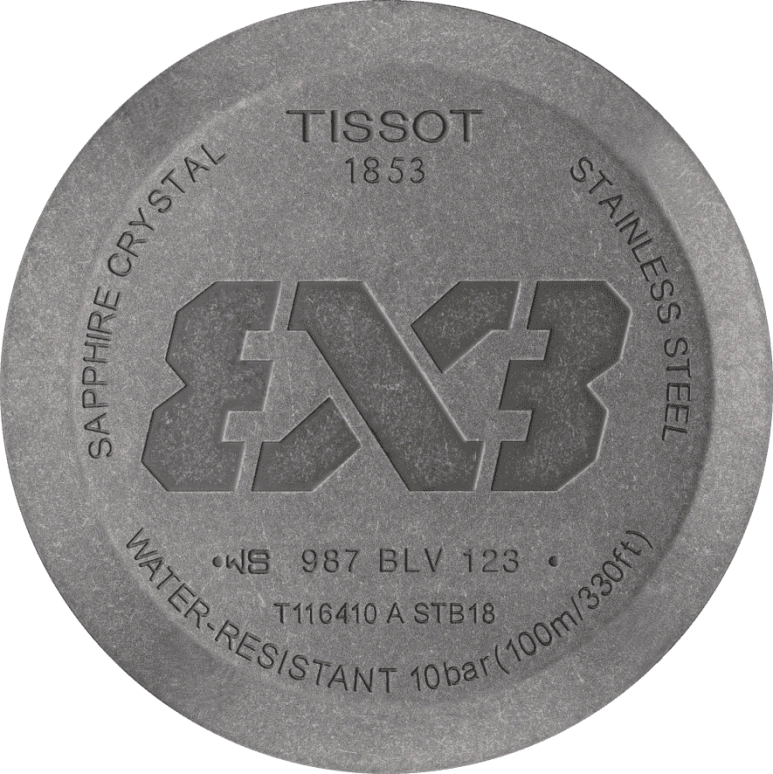 Tissot,XL 42mm,42mm,Stainless Steel,Black,Quartz,Day,Sapphire,Crystal Glass,T116,T116.410.36.067.00