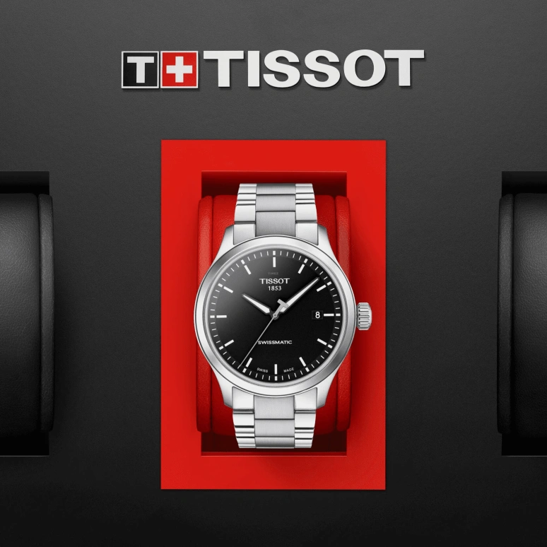 Tissot,XL 43mm,43mm,Stainless Steel,Black,Automatic,Date,72hours,T116,T116.407.11.051.00