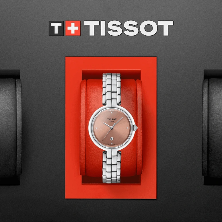 Tissot,Flamingo 30mm,30mm,Stainless Steel,Pink,Quartz,Day,26280hours,T094,T094.210.11.336.00