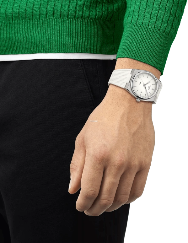 Tissot,PRX 40mm,40mm,Stainless Steel,White,Quartz,Day,Sapphire,T137,T137.410.17.011.00