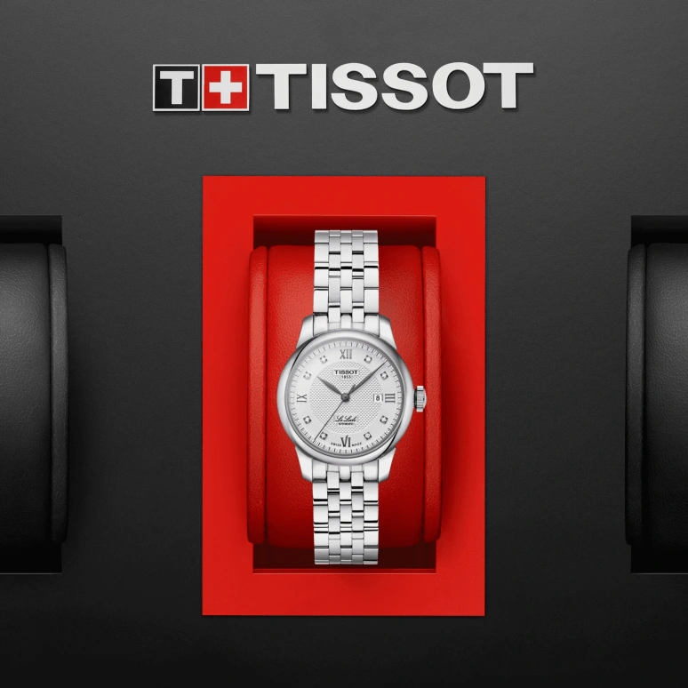 Tissot,Le Locle 29mm,29mm,Stainless Steel,Silver,Automatic,Date,38hours,T006,T006.207.11.036.00