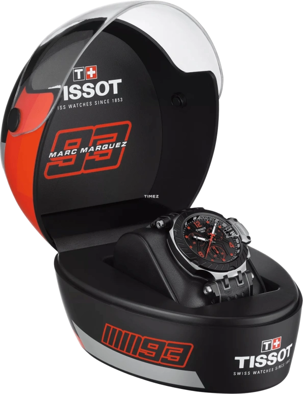 Tissot,T-Race 47.60x43mm,47.60x43mm,Stainless Steel,Black,Quartz,Chronograph,Day,T1154172705701