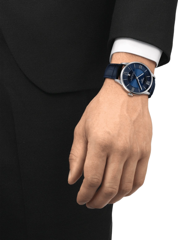 Tissot,Chemin Des Tourelles 42mm,42mm,Stainless Steel,Blue,Automatic,Day,80hours,T099,T099.407.16.048.00
