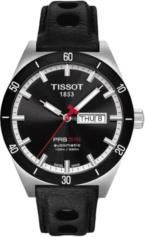 Tissot,PRS 516 42mm,42mm,Stainless Steel,Black,Automatic,Chronograph,Date,Day,T044,T044.430.26.051.00