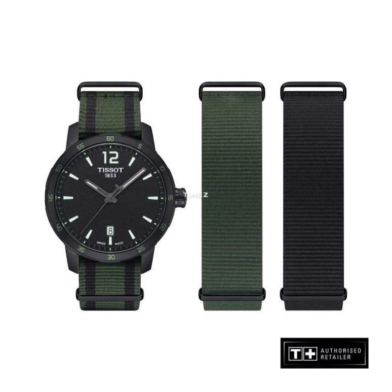 Tissot,T-Sport 40mm,40mm,Stainless Steel,Black,Quartz,Day,26280hours,T095,T095.410.37.057.00