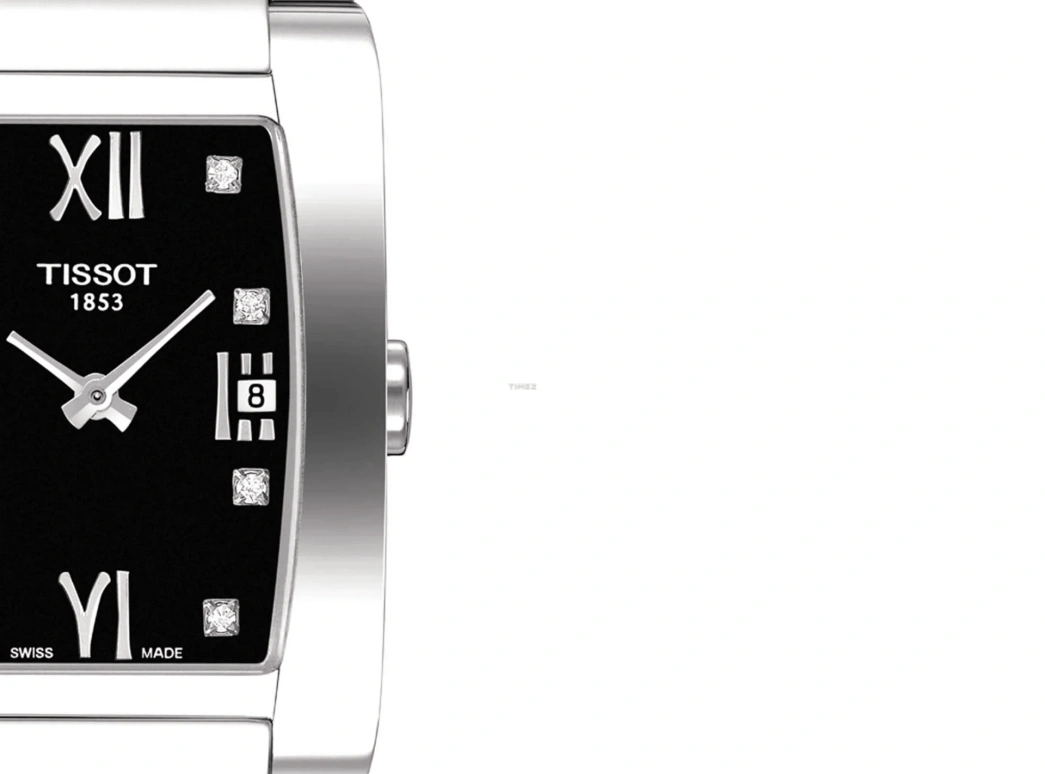 Tissot,T-Trend 24.50mm,24.50mm,Stainless Steel,Black,Quartz,Day,26280hours,T007,T007.309.11.056.00