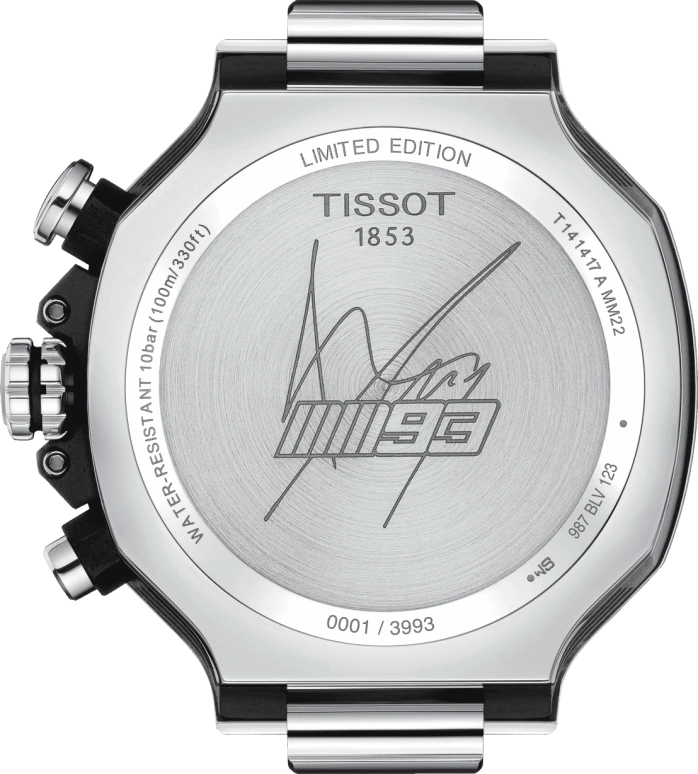 Tissot,T-Race 45mm,45mm,Aluminium,Stainless Steel,Black,Quartz,Chronograph,Day,T141,T141.417.11.051.00