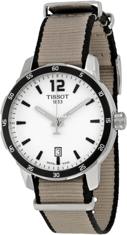 Tissot,Quickster 40mm,40mm,Stainless Steel,Silver White,Quartz,Day,26280hours,T095,T095.410.17.037.00