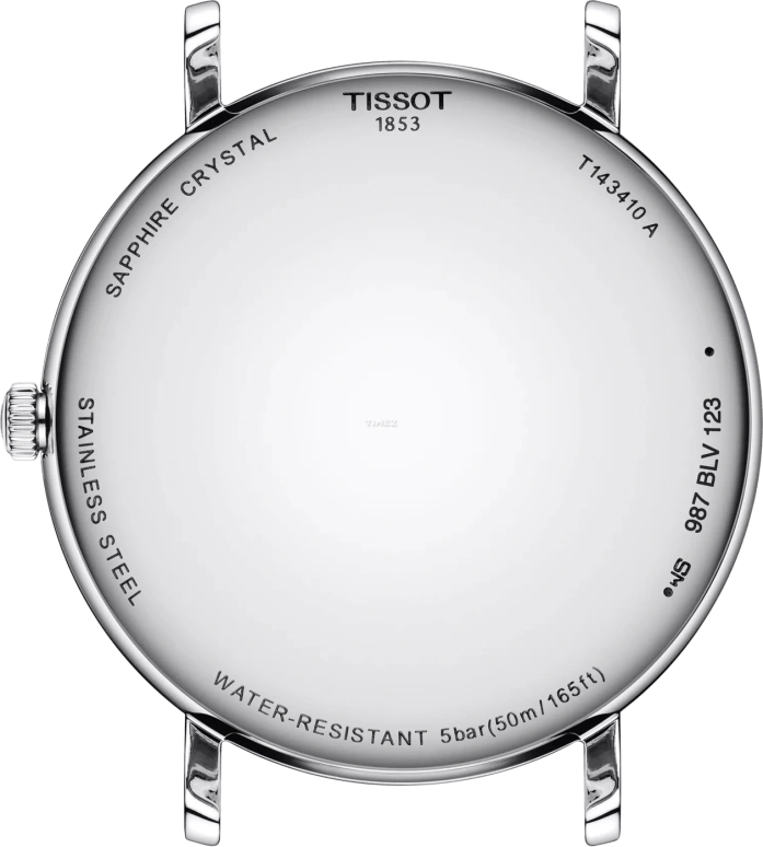 Tissot,Everytime 40mm,40mm,Stainless Steel,Gradient,Green,Black,Quartz,26280hours,Sapphire,T143,T143.410.11.091.00