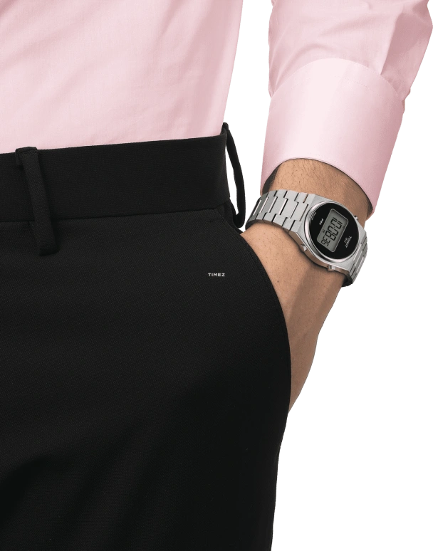 Tissot,PRX 34.60x35mm,34.60x35mm,Stainless Steel,Black,Quartz,Smartwatch,Sapphire,Crystal Glass,T137,T137.263.11.050.00