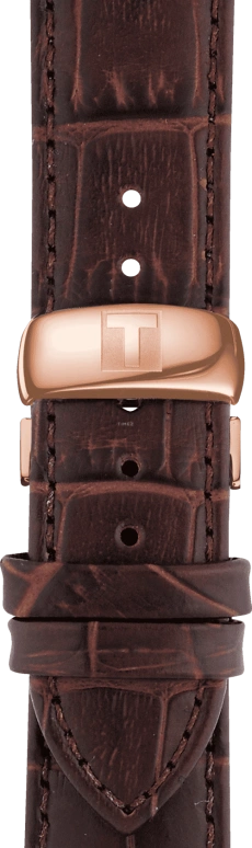 Tissot,T-Classic 42mm,42mm,Stainless Steel,Rose Gold,White,Quartz,In-house Caliber,Sapphire,T063,T063.639.36.037.00