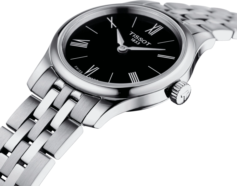 Tissot,Tradition 25mm,25mm,Stainless Steel,Black,Quartz,26280hours,Sapphire,T063,T063.009.11.058.00