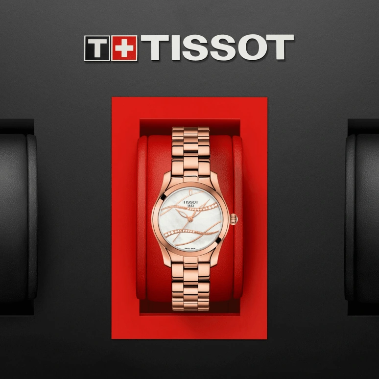 Tissot,T-Lady 30mm,30mm,Stainless Steel,White,Quartz,26280hours,Sapphire,T112,T112.210.33.111.00