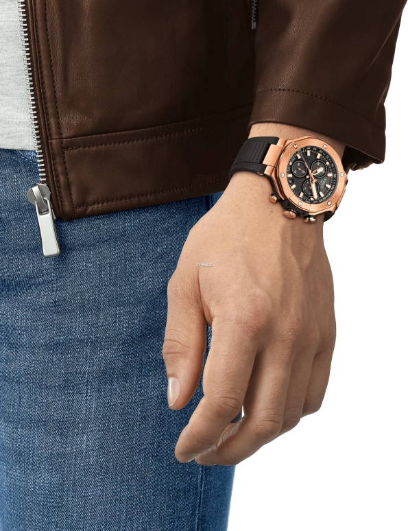 Tissot,T-Race 45mm,45mm,Stainless Steel,Black,Quartz,Chronograph,Day,T141,T141.417.37.051.00