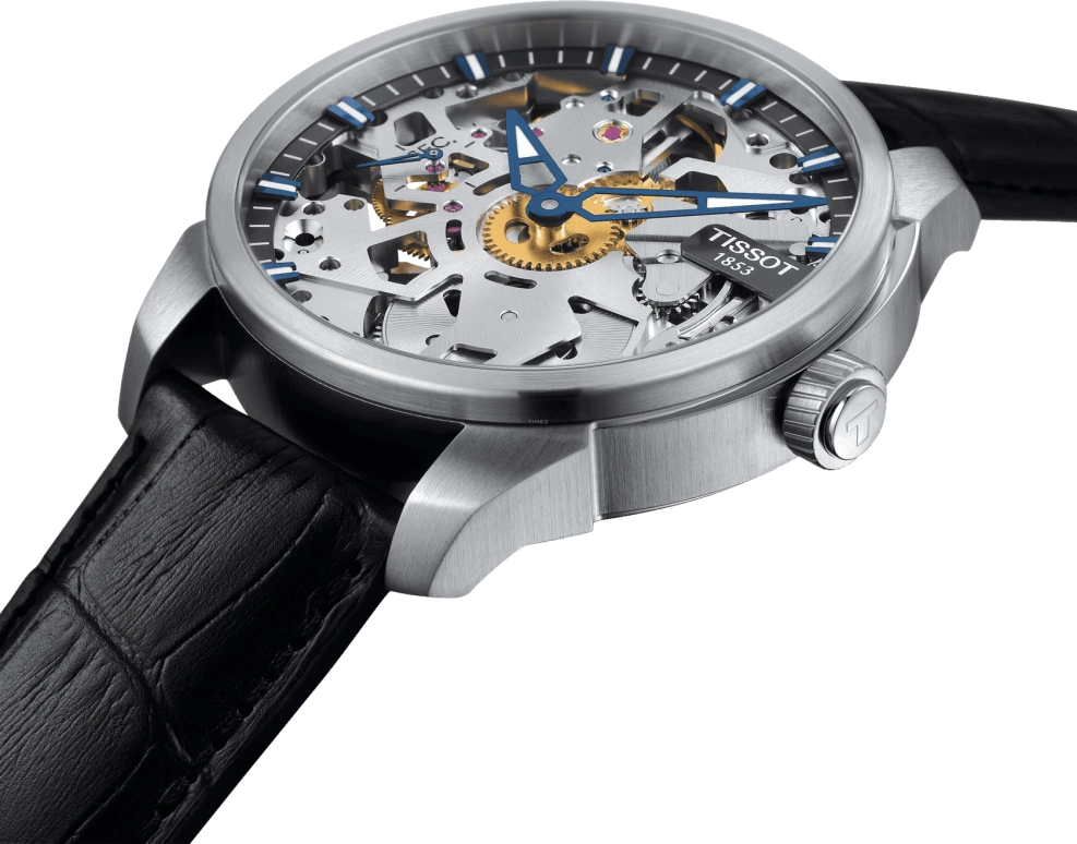 Tissot,T-Classic 43mm,43mm,Stainless Steel,Skeleton,Handwound,46hours,Sapphire,T070,T070.405.16.411.00