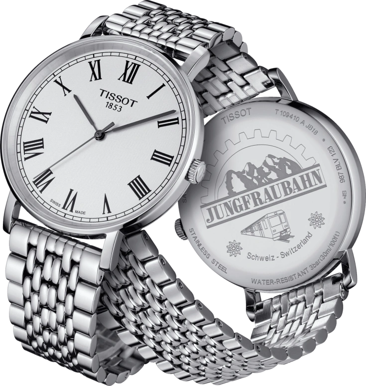 Tissot,Everytime 38mm,38mm,Stainless Steel,Silver,Quartz,Day,Sapphire,T109,T109.410.11.033.10