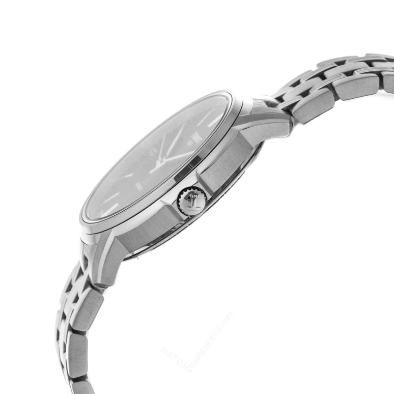 Tissot,T-Classic 39.70mm,39.70mm,Stainless Steel,Black,Automatic,Day,42hours,T0654071105100