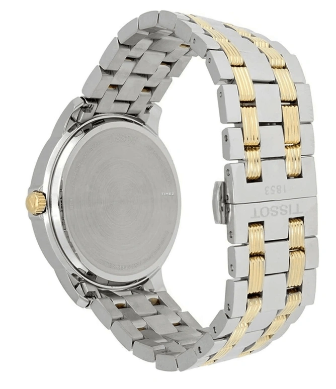 Tissot,T-Classic 39.70mm,39.70mm,Stainless Steel,White,Automatic,Date,Day,T0659302203100