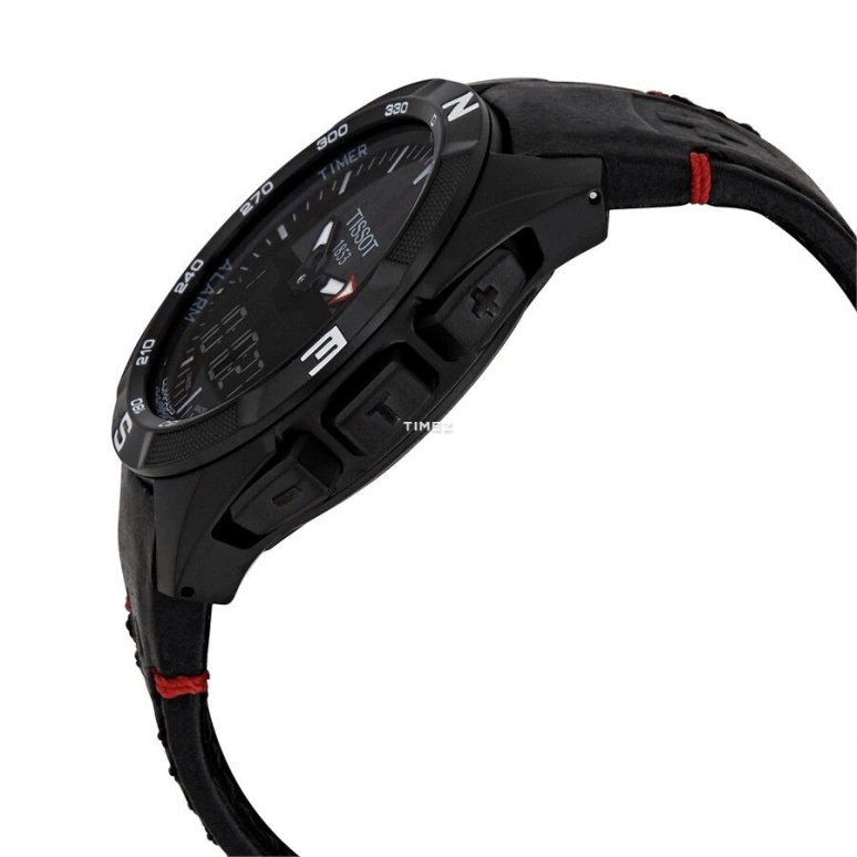 Tissot,Touch 45mm,45mm,Stainless Steel,Black,Quartz,Countdown,Perpetual Calendar,Dule Time,Alarm,Sapphire,Crystal Glass,Round,T091,T091.420.46.051.04