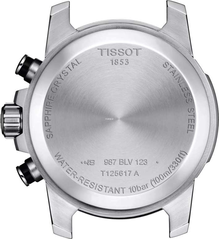 Tissot,T-Sport 45.50mm,45.50mm,Stainless Steel,Black,Quartz,Chronograph,Day,T1256171105100
