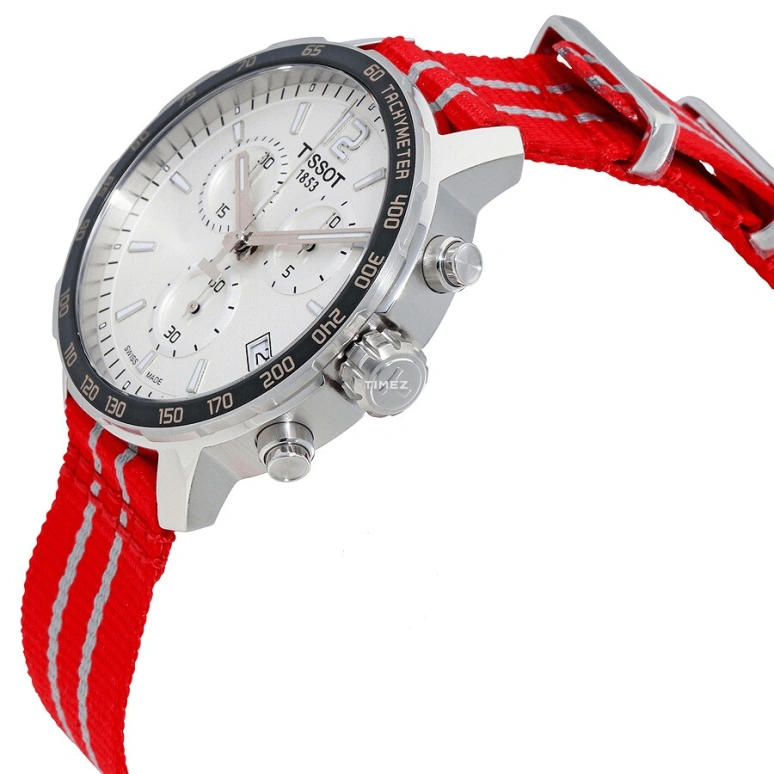 Tissot,Quickster 42mm,42mm,Stainless Steel,White,Quartz,Chronograph,Day,T095,T095.417.17.037.12