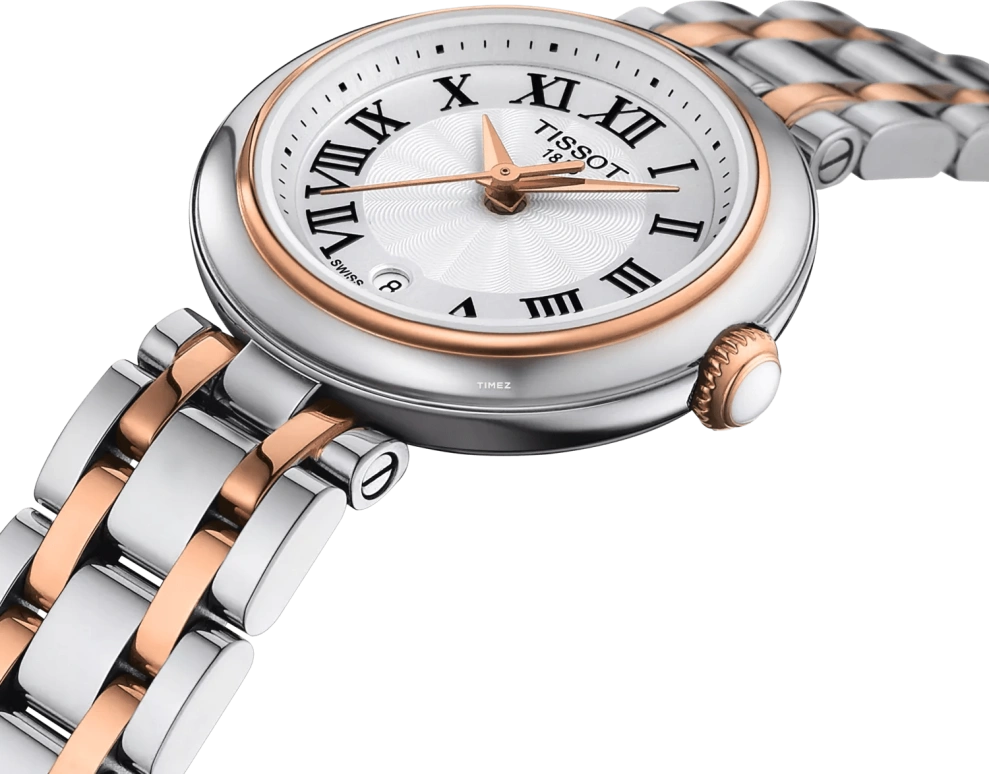 Tissot,Bellissima 26mm,26mm,Stainless Steel,White,Quartz,Day,26280hours,T1260102201301