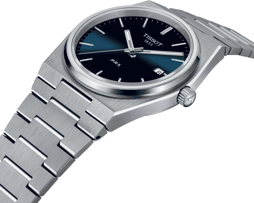 Tissot,PRX 40mm,40mm,Stainless Steel,Blue,Quartz,Date,Sapphire,T137,T137.410.11.041.00