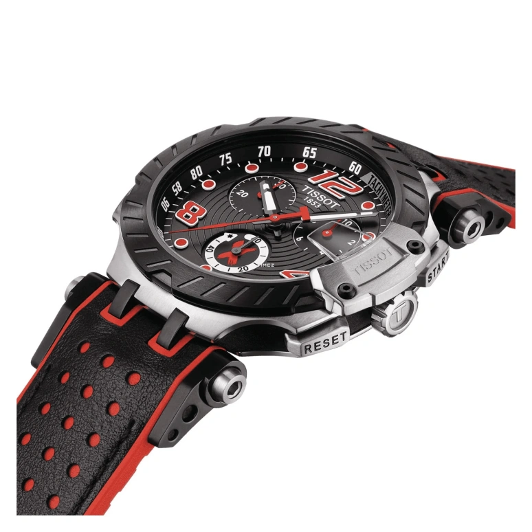 Tissot,T-Race 43mm,43mm,Stainless Steel,Black,Quartz,Chronograph,Day,T1154172705702