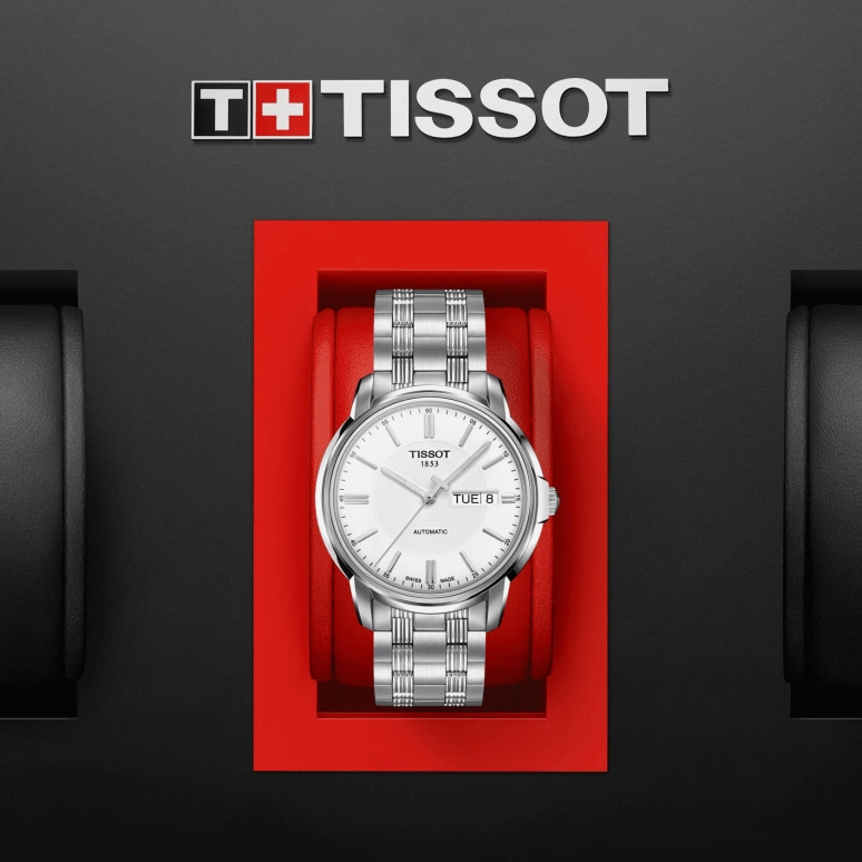 Tissot,T-Classic 39mm,39mm,Stainless Steel,Silver,Automatic,Chronograph,Date,Day,T065,T065.430.11.031.00